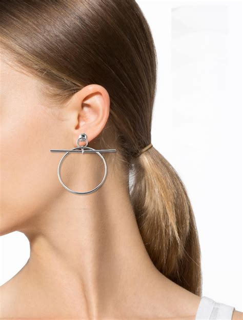 hermes earrings hoops